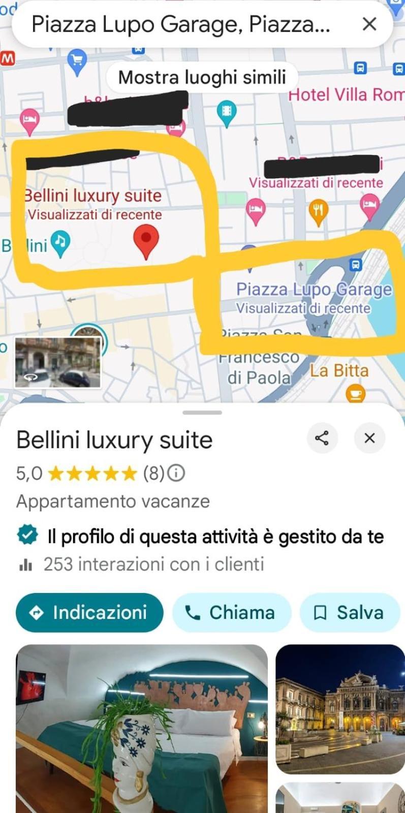Bellini Luxury Suite Catania Exterior photo